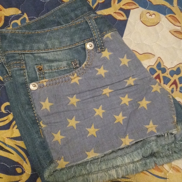 YMI Denim Flag Shorts - Picture 4 of 4